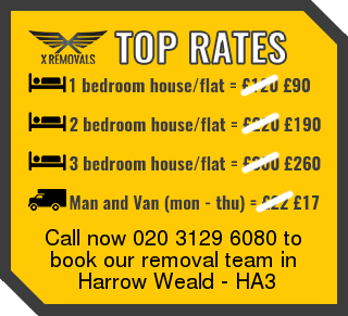Removal rates forHA3 - Harrow Weald